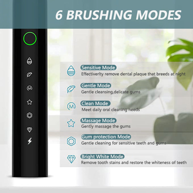 Rechargeable Ultrasonic Electric Toothbrush