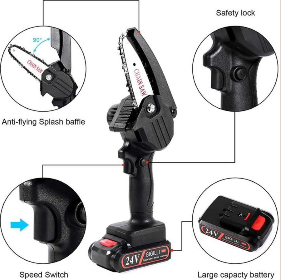 Upgraded 24V Mini Chainsaw