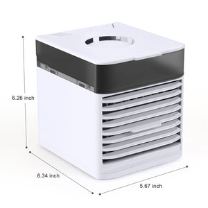 4 in 1 Mini Air Conditioner - Cooler Fan, Humidifier, Air Purifier and Aroma Diffuser