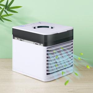 4 in 1 Mini Air Conditioner - Cooler Fan, Humidifier, Air Purifier and Aroma Diffuser